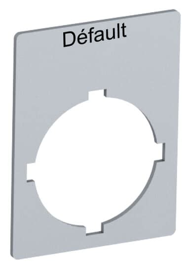 ABB - Etiquette Pour Boutons Et Voyants [Defaut]