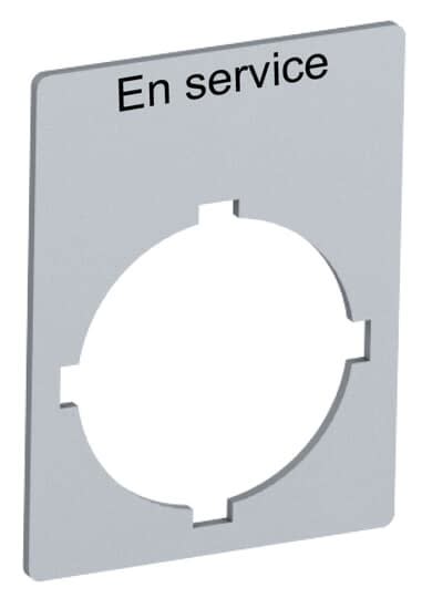 ABB - Etiquette Pour Boutons Et Voyants [En Service]
