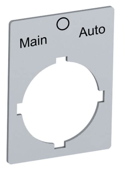 ABB - Etiquette Pour Boutons Et Voyants [Main O Auto]