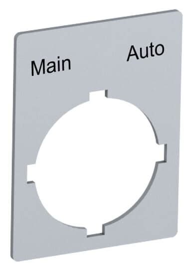 ABB - Etiquette Pour Boutons Et Voyants [Auto Main]
