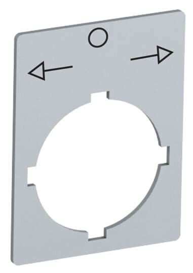 ABB - Etiquette Pour Boutons Et Voyants [<-- O -->]