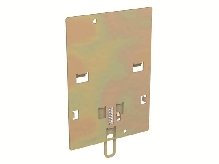 ABB - Kit de Fixation rail DIN 50022 XT2 3P Plaque DIN Ul