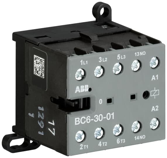 ABB - Mini contacteur 4kW-3P+1NF-220-240VDC