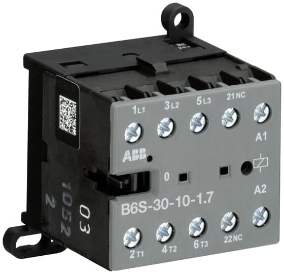ABB - Mini Contateur 4kW-3P+1No-24VDC-1.7W pour Automate