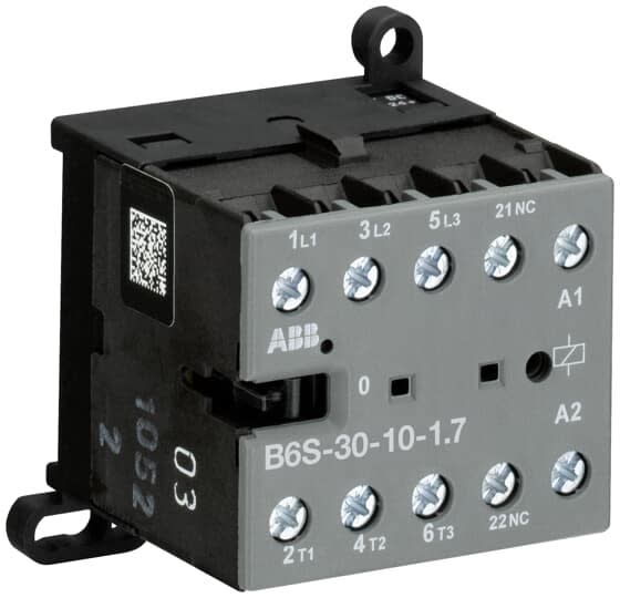 ABB - Mini Contateur 4kW-3P+1No-32VDC/2.8W pour Automate