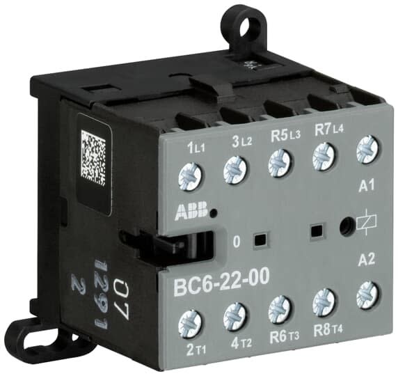ABB - Mini contacteur 4kW-2Pno+2Pnf-110-125VDC