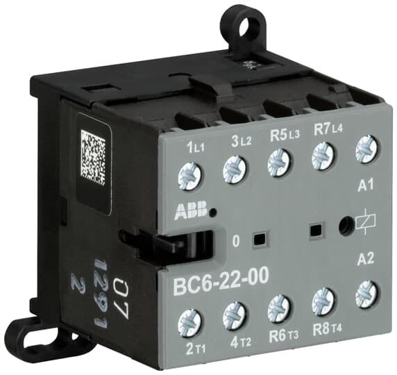 ABB - Mini contacteur 4kW-2Pno+2Pnf-220-240VDC