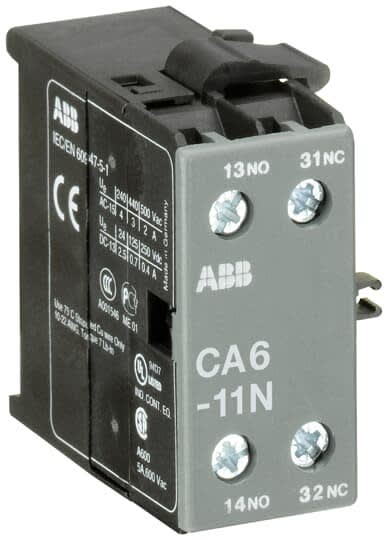 ABB - Contact Aux. Latéral 1NO+1NF pour Cont B/Vb 3P avec 1 Nf