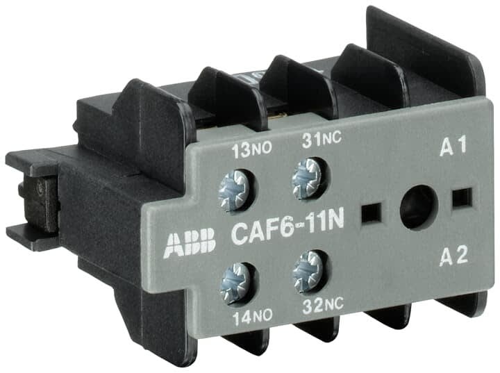 ABB - Contact Aux. frontal 1NO+1NF pour Cont B/Vb 3P avec 1 Nf