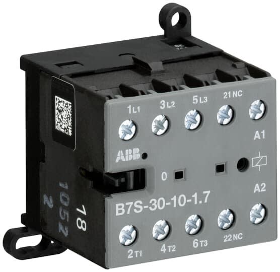 ABB - Mini Contateur 5.5kW-3P+1No-24VDC-1.7W pour Automate