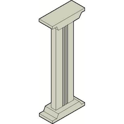 ABB - Pied Fixe pour Coffret GeMini Taille 1/2/3/4