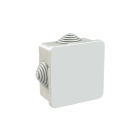 ABB - Boîte de dérivation IP44 - 65X65X32-av. passes câbles-Couvercle à pression-960°c