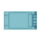 ABB - Porte transparente 1X8M pour Coffret Mistral 65