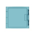 ABB - Porte transparente 2X12M pour Coffret Mistral 65