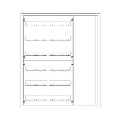ABB - Armoire ComforLine A IP44 6Xrangées 950mm x 800mm Avec gaine à câble