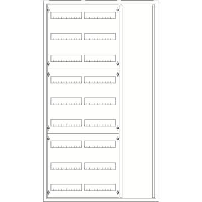 ABB - Armoire ComforLine A IP44 9Xrangées 1400mm x 800mm Avec gaine à câble