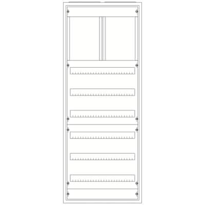 ABB - Armoire ComforLine A IP44 8Xrangées 1400mm x 550mm Sans gaine à câble