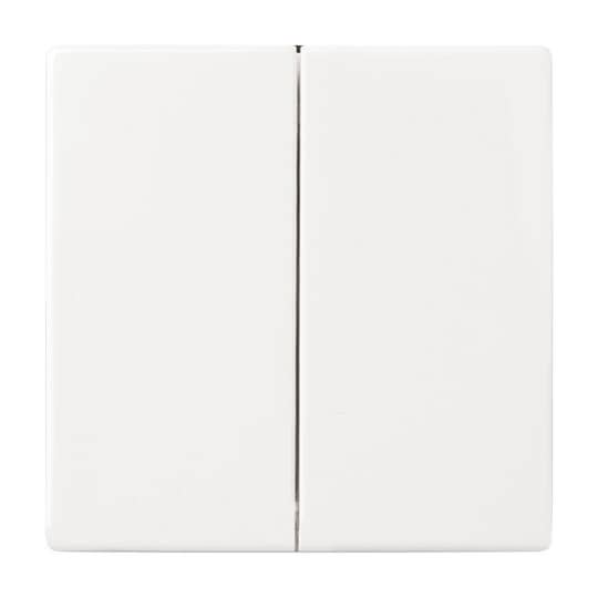 ABB - Enjoliveur Interrupteur Double Studio Blanc