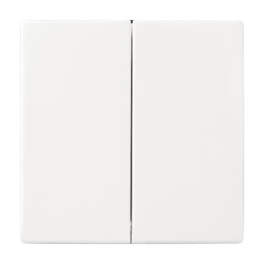 ABB - Enjoliveur Interrupteur Double Studio Blanc