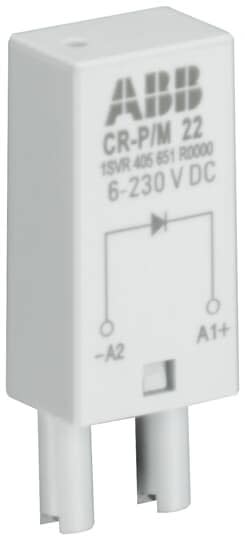 ABB - Module débrochable Cr-M Dio de et LED Verte 110-230VDC