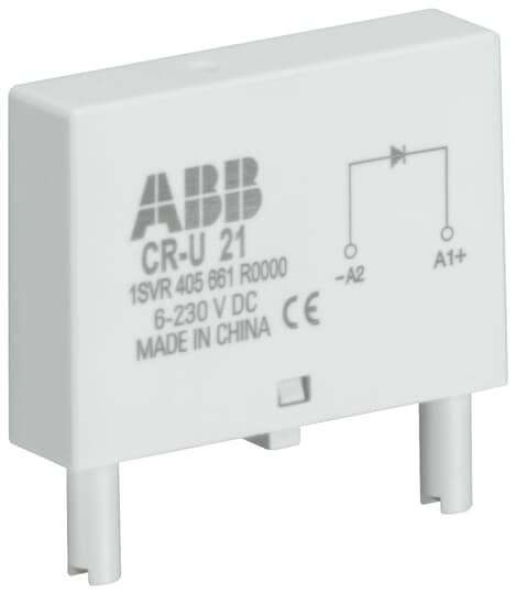 ABB - Module débrochable CR-U Dio de et LED Rouge 24-60VDC