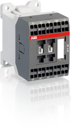 ABB - Contacteur AS 9A AC3-3P+1No-24VDC-ressort