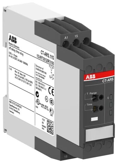 ABB - ct-Ars.11S Relais Temporisés, True OFF-Delay 1C/O, 24-240VAC/DC