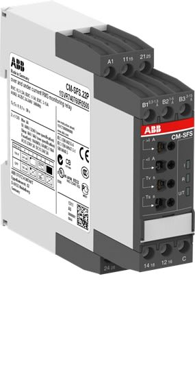 ABB - Cm-Sfs.22S Current Relais de Controle 2C/O,B-C=0.3-15A Rms, 24-240VAC/DC