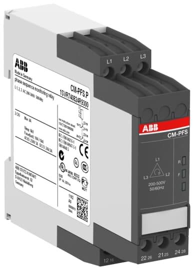 ABB - Relais de Contrôle ORdre de Phase 3X200-500 V AC 2rt ressort