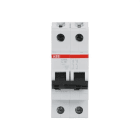 ABB - S200L Disjoncteur modulaire- 2P - 16A - Cbe C - 4500A/6kA (2 modules)-peignable