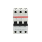 ABB - S200L Disjoncteur modulaire- 3P - 63A - Cbe C - 4500A/6kA (3 modules)-peignable