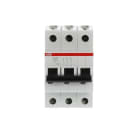ABB - S200L Disjoncteur modulaire- 3P - 10A - Cbe D - 4500A/6kA (3 modules)-peignable