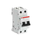 ABB - S200 Disjoncteur modulaire - 2P - 8A - Cbe D - 6000A/10kA (2 modules)-peignable