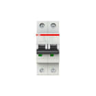 ABB - S200 Disjoncteur modulaire - 2P - 4A - Cbe K - 6000A/10kA (2 modules)-peignable