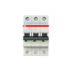 ABB - S200 Disjoncteur modulaire-3P - 0.5A - Cbe K -6000A/10kA (3 modules)-peignable