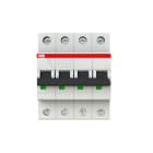 ABB - S200 Disjoncteur modulaire- 4P - 63A courbe B - 6000A/10kA (4 modules)