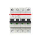 ABB - S200 Disjoncteur modulaire- 4P - 1A - Cbe D - 6000A/10kA (4 modules)-peignable