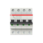 ABB - S200 Disjoncteur modulaire- 4P - 4A - Cbe D - 6000A/10kA (4 modules)-peignable