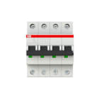 ABB - S200 Disjoncteur modulaire- 4P - 6A - Cbe K - 6000A/10kA (4 modules)-peignable