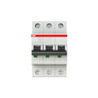 ABB - S200 Disjoncteur modulaire-3P - 0.5A - Cbe Z -6000A/10kA (3 modules)-peignable