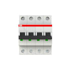 ABB - S200 Disjoncteur modulaire- 4P - 4A - Cbe Z - 6000A/10kA (4 modules)-peignable