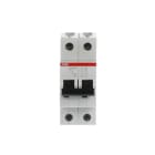 ABB - S200M Disjoncteur modulaire- 2P - 1A - Cbe C -10000A/15kA (2 modules)-peignable