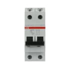 ABB - S200M Disjoncteur modulaire- 2P - 2A - Cbe C -10000A/15kA (2 modules)-peignable