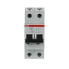ABB - S200M Disjoncteur modulaire- 2P - 20A - Cbe C -10000A/15kA (2 modules)-peignable