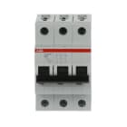 ABB - S200M Disjoncteur modulaire- 3P - 6A - Cbe B -10000A/15kA (3 modules)-peignable