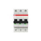 ABB - S200M Disjoncteur modulaire- 3P - 63A - Cbe B -10000A/15kA (3 modules)-peignable