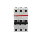 ABB - S200M Disjoncteur modulaire- 3P - 4A - Cbe C -10000A/15kA (3 modules)-peignable