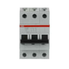 ABB - S200M Disjoncteur modulaire- 3P - 20A - Cbe C -10000A/15kA (3 modules)-peignable