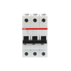 ABB - S200M Disjoncteur modulaire- 3P - 6A - Cbe D -10000A/15kA (3 modules)-peignable