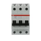 ABB - S200M Disjoncteur modulaire- 3P - 25A - Cbe D -10000A/15kA (3 modules)-peignable